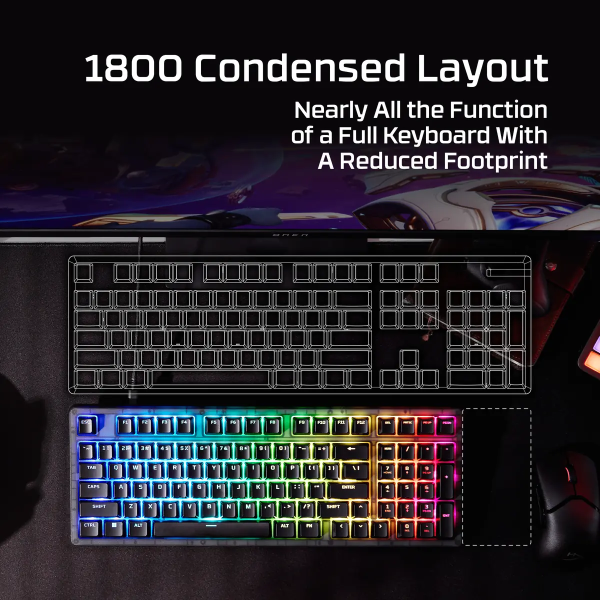 Игровая клавиатура HyperX Origins 2 1800 Photo 7