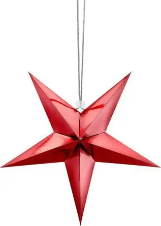 PartyDeco Papīra zvaigzne svētku dekorācija 30