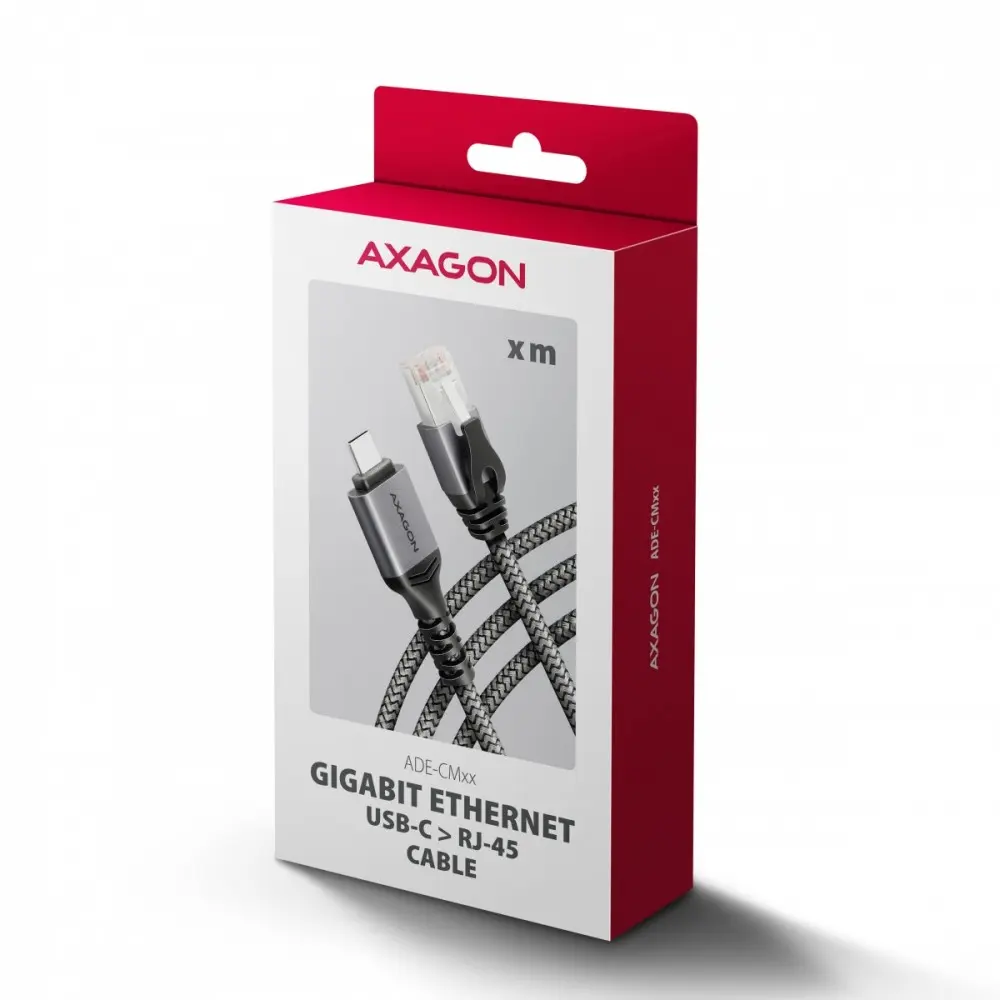 Сетевой адаптер AXAGON ADE-CM30 USB-C Gigabit Ethernet Photo 21