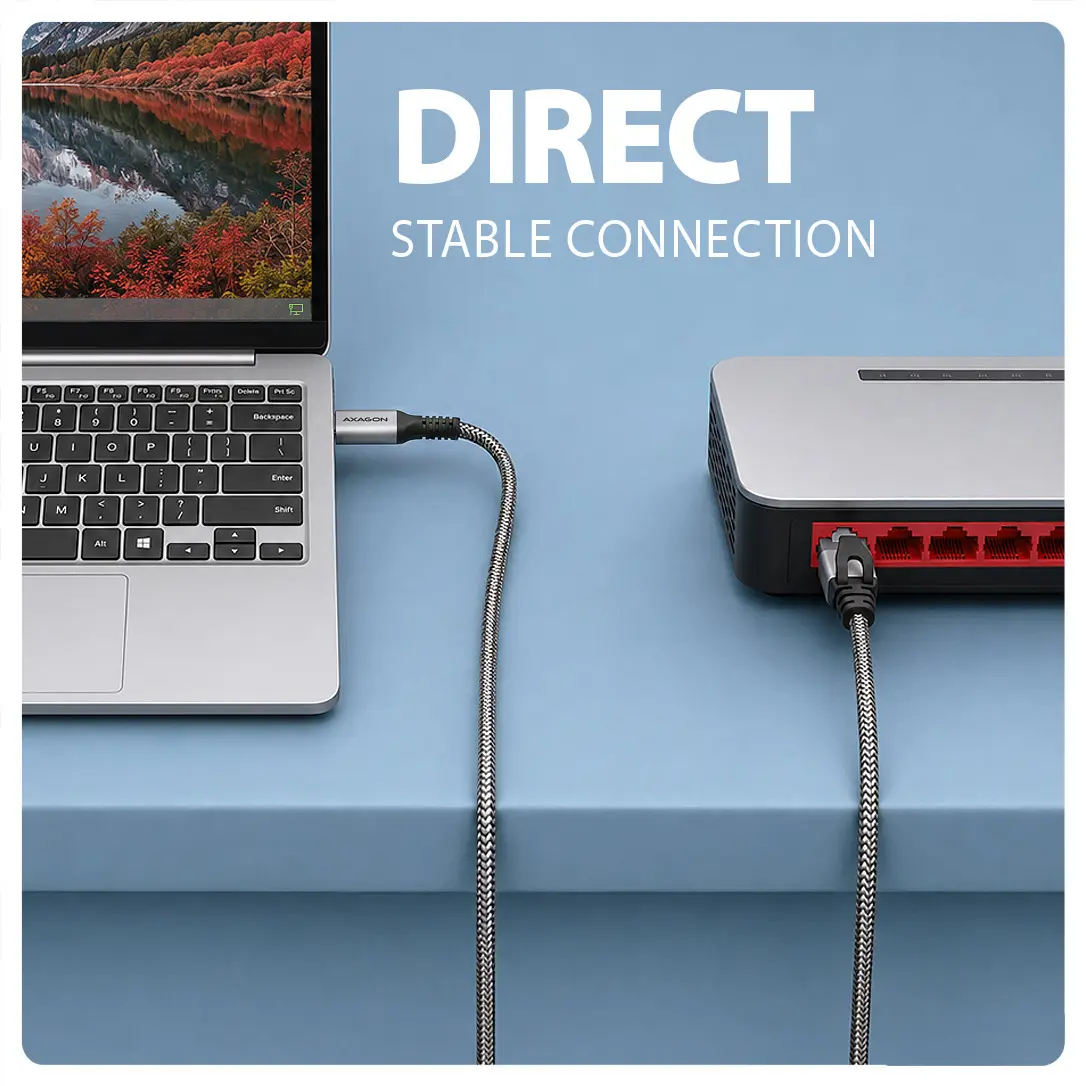 Сетевой адаптер AXAGON ADE-CM20 USB-C Gigabit Ethernet Photo 7