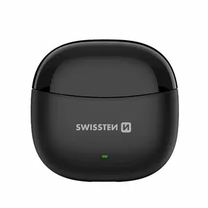 Swissten TWS Mini TUNE Bluetooth Stereo Earbuds with Microphone Black Bluetooth 6.0 IP54 In-ear