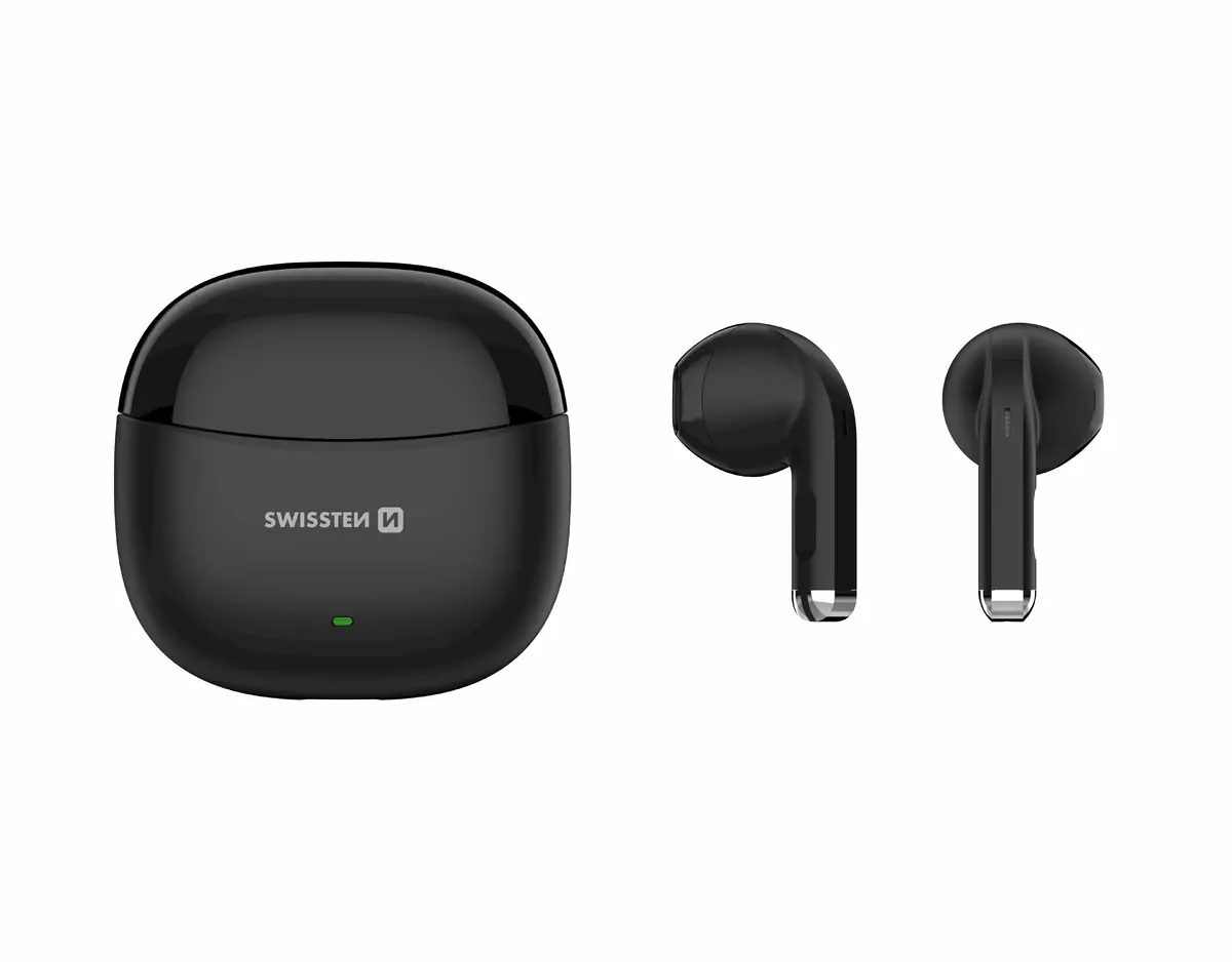 Swissten TWS Mini TUNE Bluetooth Стерео Наушники Черные Photo 2