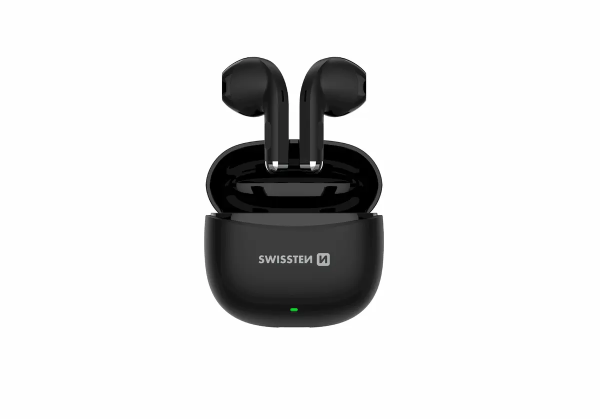 Swissten TWS Mini TUNE Bluetooth Стерео Наушники Черные Photo 3