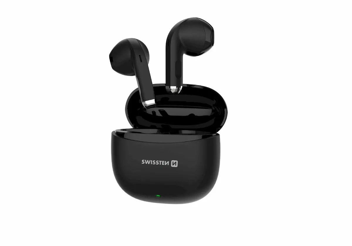 Swissten TWS Mini TUNE Bluetooth Стерео Наушники Черные Photo 4