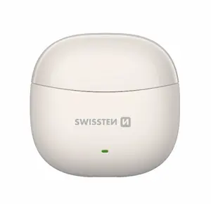 Swissten TWS Mini TUNE Bluetooth Stereo In-Ear Earbuds with Microphone Beige Bluetooth 6.0 IP54 AAC SBC Touch Control