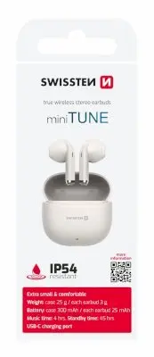 Беспроводные наушники Swissten TWS Mini TUNE Photo 6