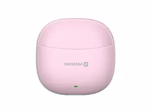 Swissten TWS Mini TUNE Bluetooth Stereo In-Ear Earbuds with Microphone Pink Bluetooth 6.0 IP54 AAC SBC Touch Controls Charging Case