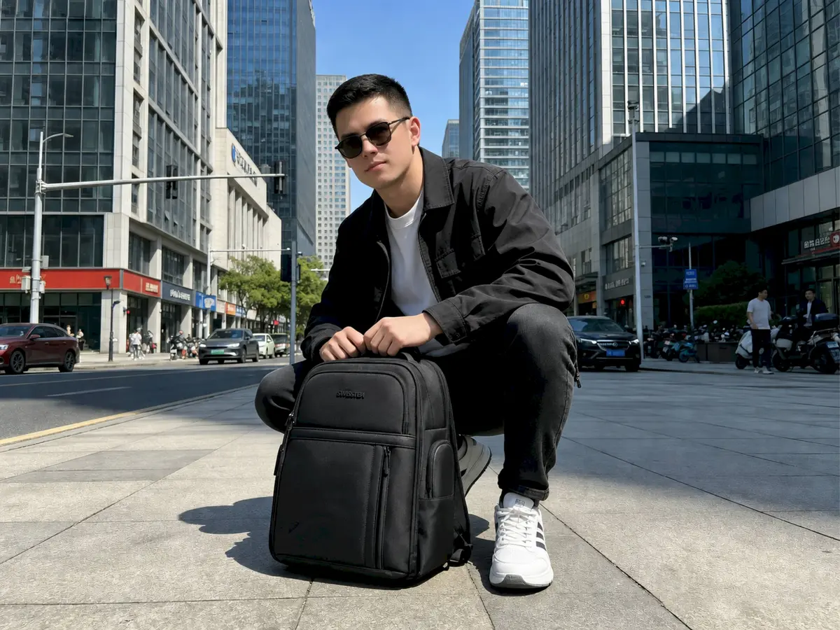 Рюкзак для ноутбука Swissten Travel 15.6" Photo 7