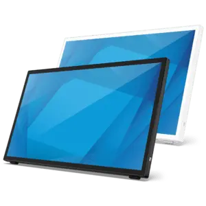Elo Touch Solutions E266179 23.8-inch LCD Touchscreen Monitor 1920 x 1080 pixels 16:9 Built-in Speakers White