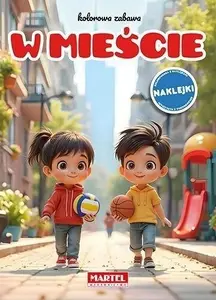 Martel Kolorowa zabawa. W mieście z naklejkami activity book with stickers