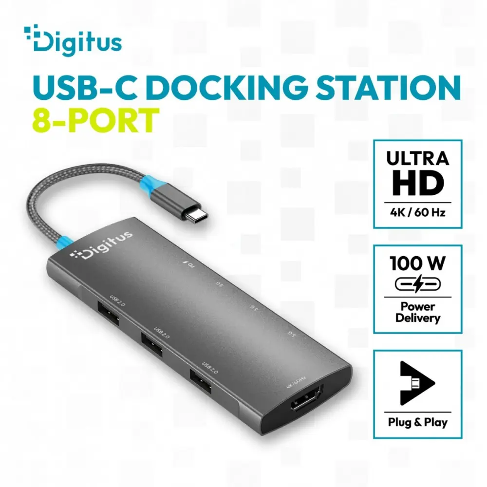 DIGITUS DA-70920 USB-C Docking Station Photo 10