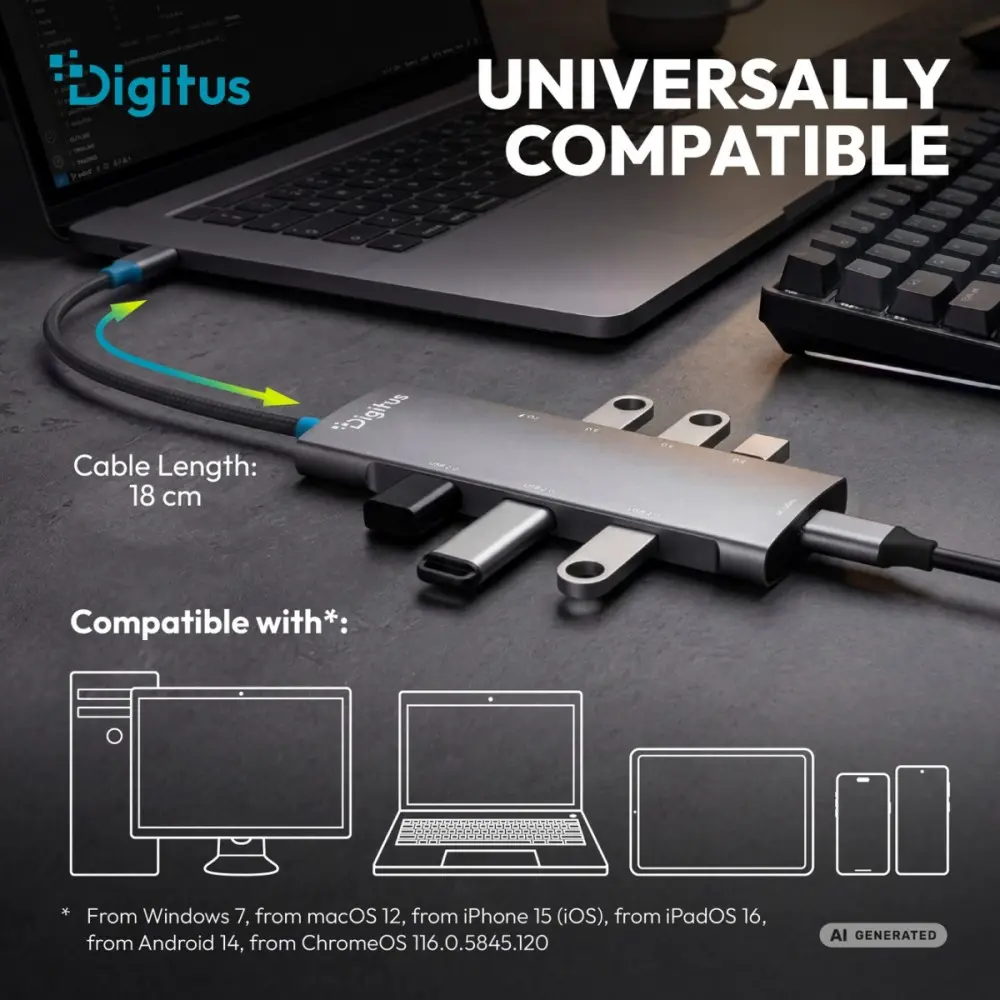 DIGITUS DA-70920 USB-C Docking Station Photo 12