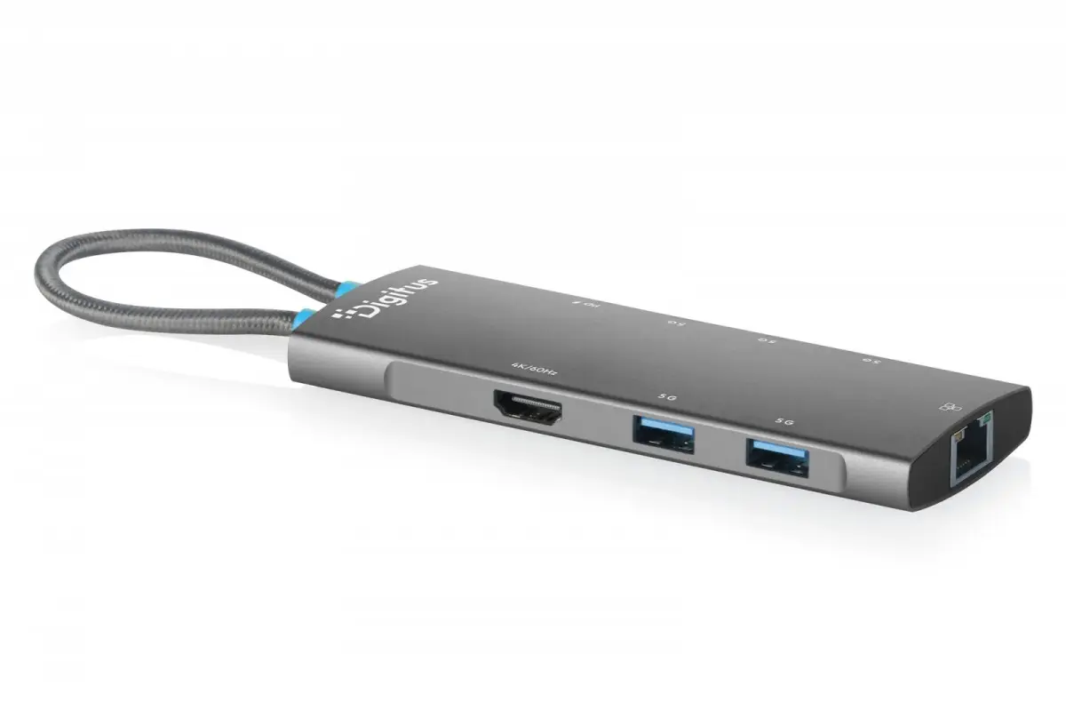 DIGITUS DA-70921 8-portu USB-C dokstacija Photo 5