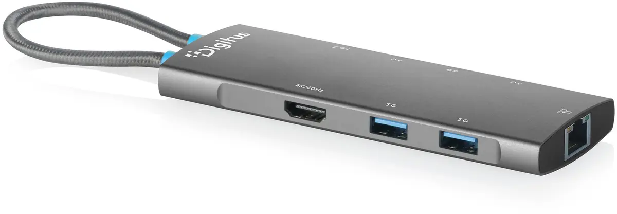 DIGITUS DA-70921 8-portu USB-C dokstacija Photo 15