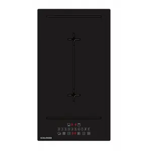 Built-in induction hob Schlosser BT3525BMP matte black with bridge function, pause function, keep warm, and residual heat indicator
