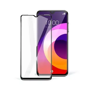 Защитное 5D Full Glue керамическое стекло для телефона Samsung Galaxy S21 с твердостью 9H и олеофобным покрытием