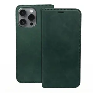 iLike Smart Suede vāciņš iPhone 17 Pro un iPhone 18 Pro ierīcēm zaļš