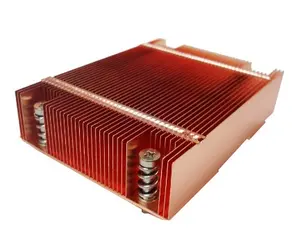 Inter-Tech T-318 Pasīvais procesora dzesētājs radiators varš 1U