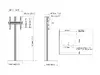 Multibrackets M Floorstand Column Pro MBFSC1U 180 Micro Adj Photo 6