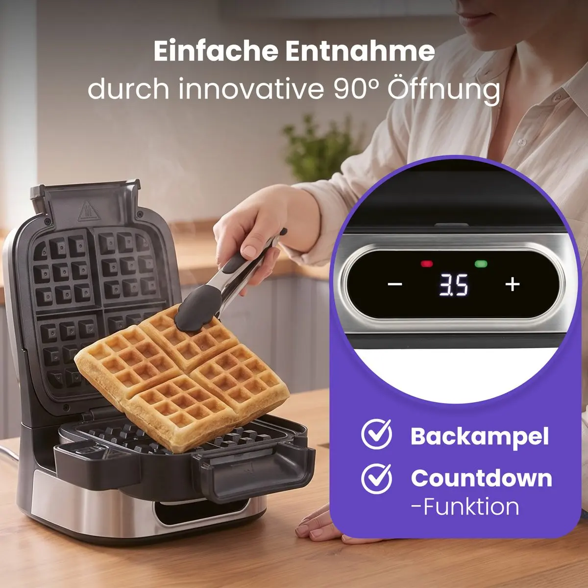 ProfiCook PC-WA 1350 Waffle Maker Photo 8