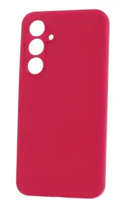 Fusion Silicone Lite tālruņa vāciņš Samsung Galaxy S24 FE bordo krāsā