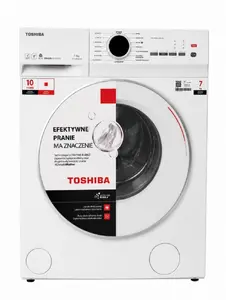 Стиральная машина Toshiba TW-T21BU80UWBK(WK) 7 кг белого цвета с инверторным мотором, паровой стиркой, технологией Ultra-Fine Bubble и управлением через приложение