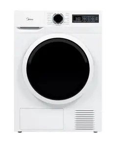 Midea MD110H80/1W-PL Heat Pump Tumble Dryer 8 kg with Sensor Dry, HealthGuard, Fast Dry and Multiple Filter System