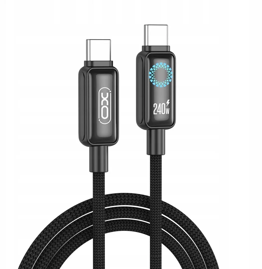 XO NB-Q312B USB-C uz USB-C Kabelis