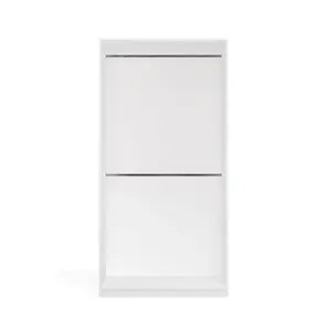 OPENO 2W WHITE Modulārais guļamistabas skapis top e shop ar 2 apģērbu stieņiem Balts matēts Kkaidu plātne 2000x1000x500 mm