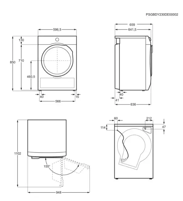 Сушильная машина Electrolux EW7D38BNCE Photo 6