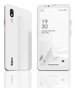 Balts Bigme Hibreak Pro viedtālrunis un e-grāmatu lasītājs ar 6.13 collu displeju, Android 14, 5G, 8 GB RAM un 256 GB atmiņu
