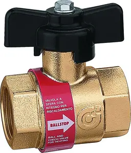 CALEFFI Шаровой кран BallStop 1/2 дюйма со встроенным обратным клапаном 327400