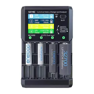 SkyRC MC5000 USB-C Cindrisko akumulatoru lādētājs un analizators