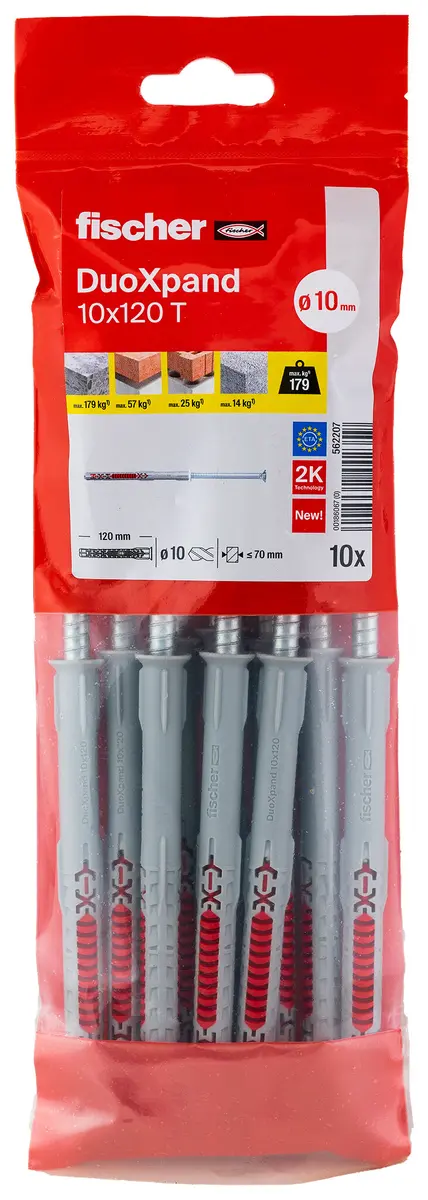 Fischer 562207 dībelis skrūve DuoXpand ar