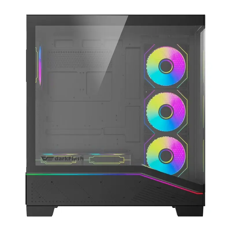 Корпус для компьютера DarkFlash K430 Черный с 6 вентиляторами Photo 3