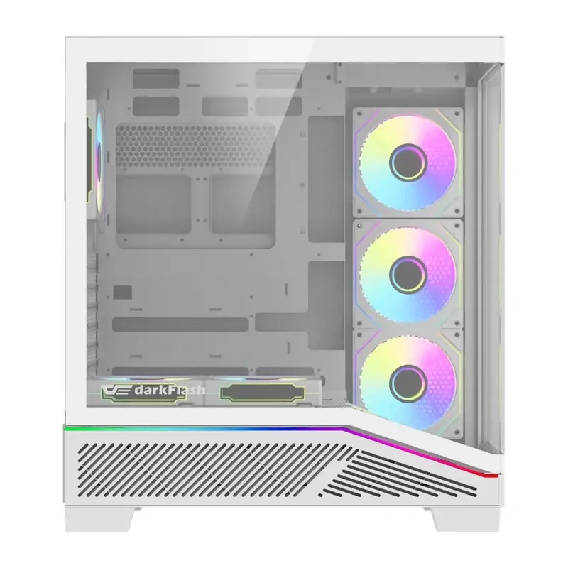 Компьютерный корпус Darkflash K430 Белый с 6 вентиляторами Photo 3