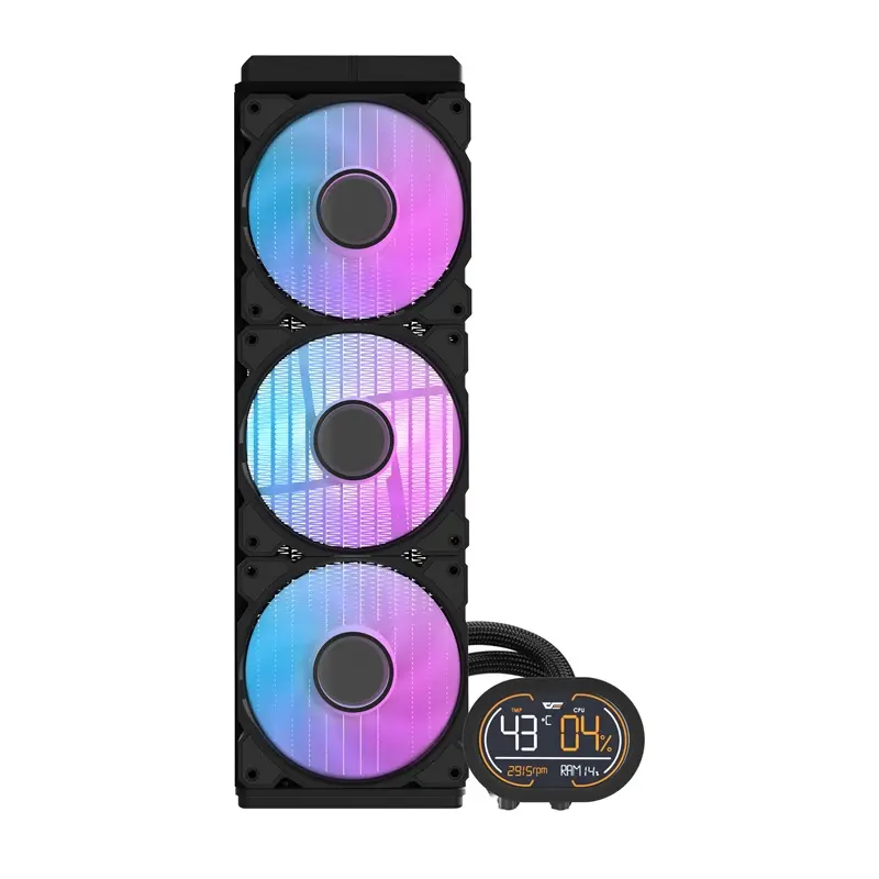 Жидкостный кулер darkFlash DH360D v2 для процессора черный Photo 3