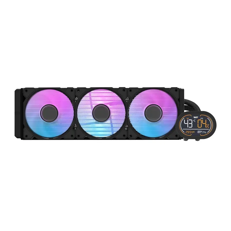 Жидкостный кулер darkFlash DH360D v2 для процессора черный Photo 4