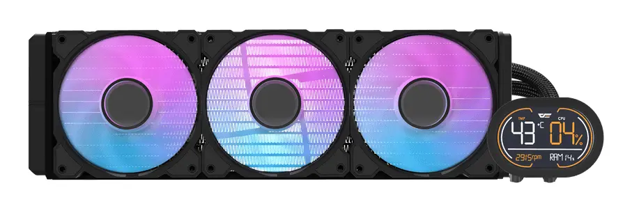 Жидкостный кулер darkFlash DH360D v2 для процессора черный Photo 6