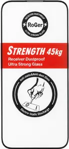 RoGer Ultra Strong Tempered Glass for Apple iPhone 16 Pro and iPhone 17 with 9H Hardness and Oleophobic Coating