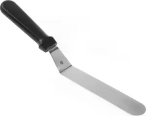 Hendi 855782 Kitchen Spatula Angled Narrow Stainless Steel 200 mm