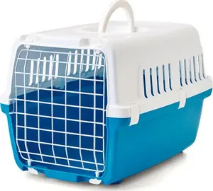 Savic Zephos 1 Pet Carrier with Metal Door in Blue