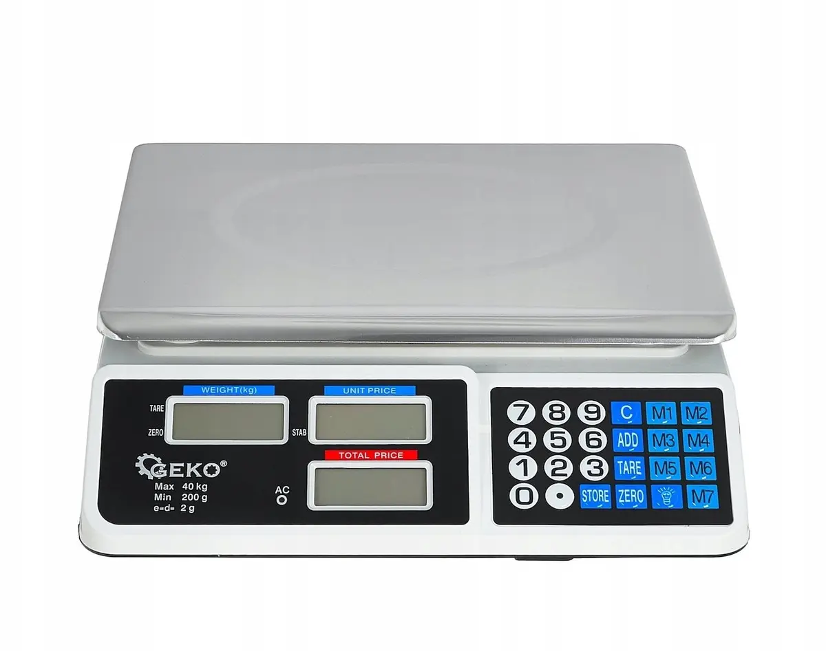TOGO GEKO WAGA ELEKTRONICZNA 40kg LCD