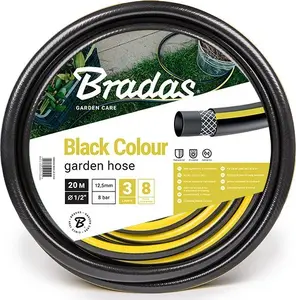 Bradas Wąż ogrodowy BLACK COLOUR 1/2" - 50m