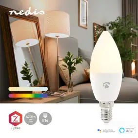 Nedis SmartLife ZBLC10E14 Viedā LED spuldze E14 Photo 8