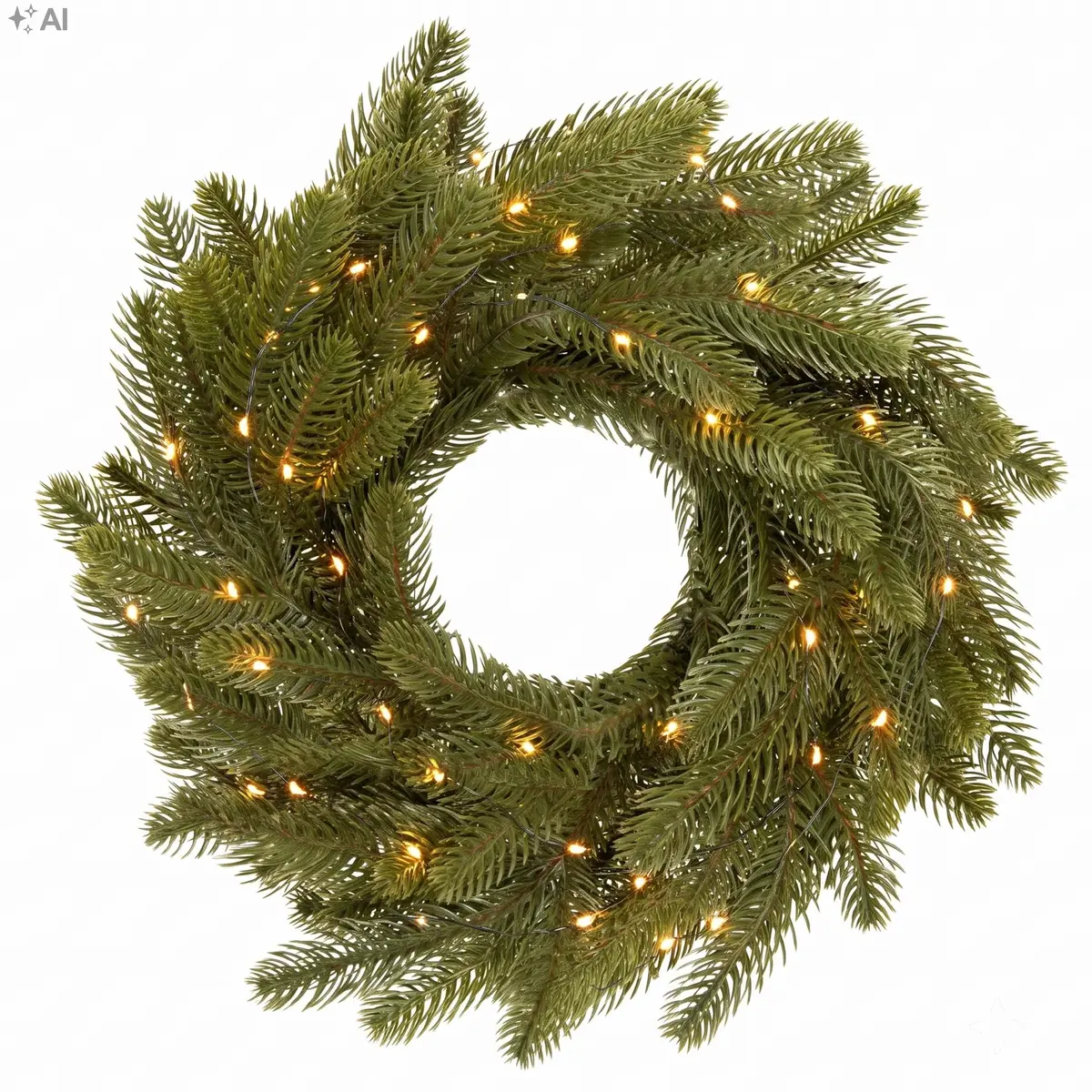 Springos CT0284 Fir Wreath 35 cm Photo 10