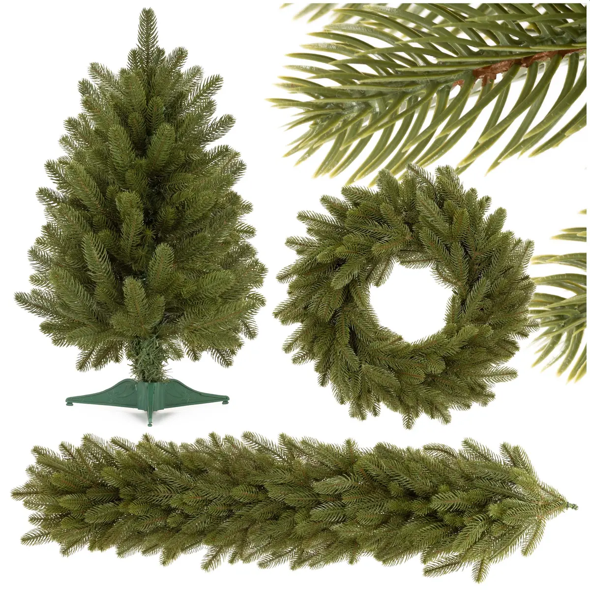 Springos Fir Set CT0287 Christmas Decoration Bundle Photo 2