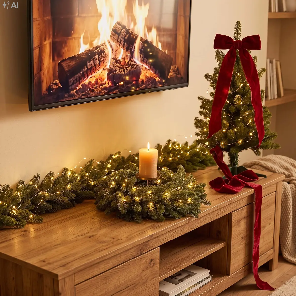 Springos Fir Set CT0287 Christmas Decoration Bundle Photo 8