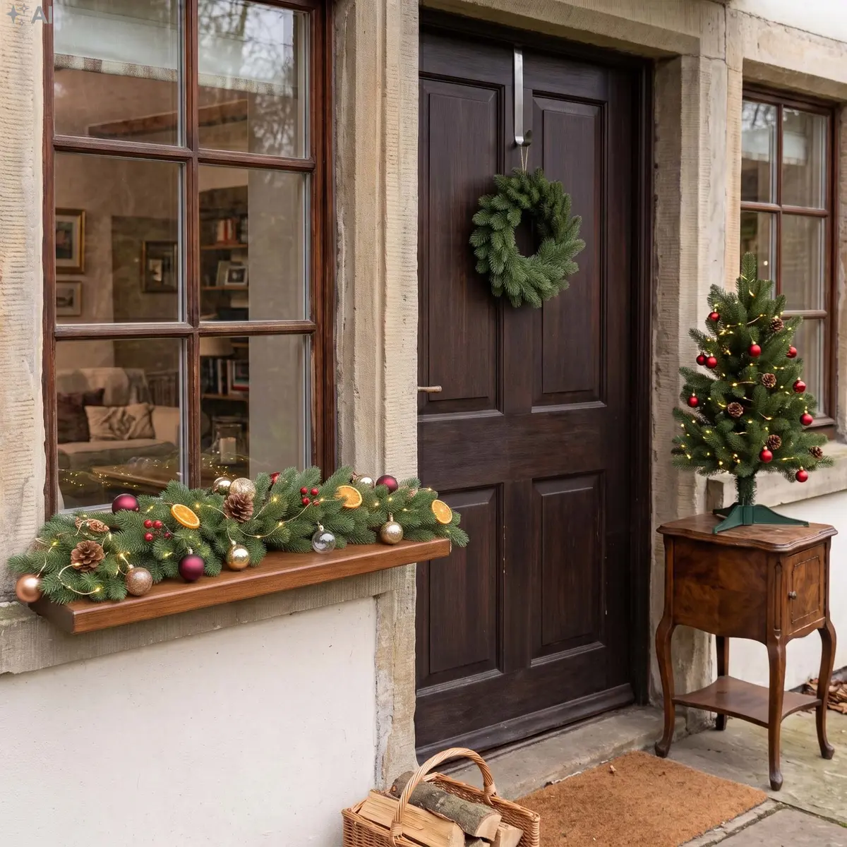 Springos Fir Set CT0287 Christmas Decoration Bundle Photo 10