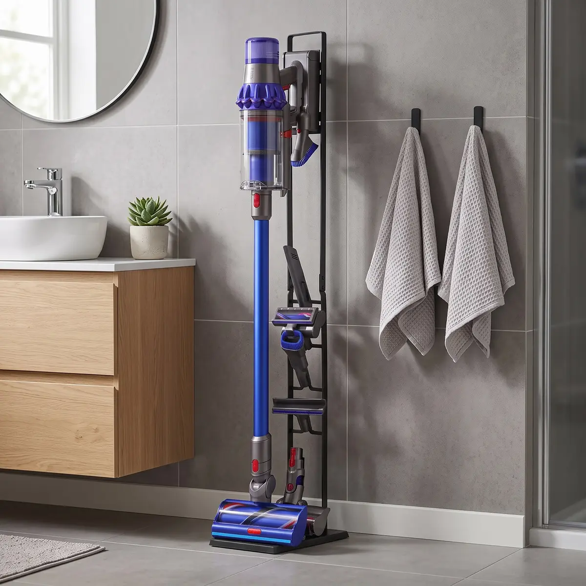 Springos HA7590 Universal Vacuum Cleaner Stand Photo 5